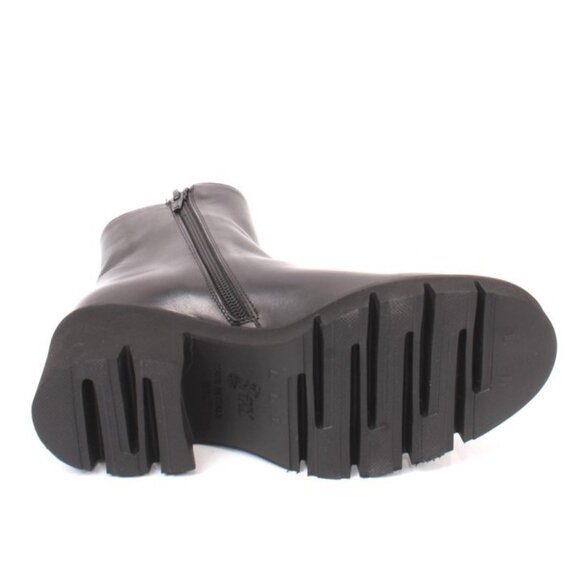 Luca Grossi 3950 Black Leather Ankle Heel Boots - Picture 8 of 8